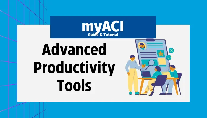 Advanced Productivity Tools