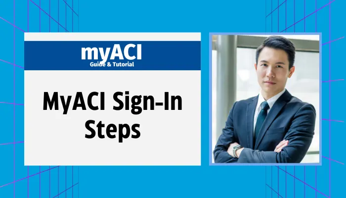 MyACI sign In Steps